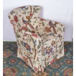 A loose cover armchair