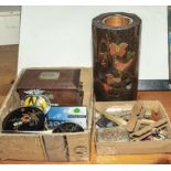 Two boxes of collectable items