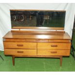 A retro teak dressing table maker Legate furniture Scotland