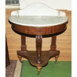 A marble top washstand