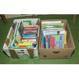 Two boxes of childrens books