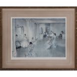 Russell Flint - framed print ‘Casual Assembly’ signed and stamped. Image size 48cm x 62cm