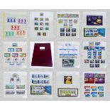 A stamp album containing Alderney stamps 2020