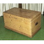 A pine linen chest/toy box