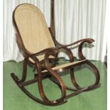 A Berger rocking chair