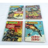 11 vintage Commando comics, all 11/- No 156/172