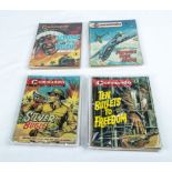 10 vintage Commando comics, all 1/- No 123/154