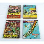 17 vintage Commando comics, all 1/- No 253/275