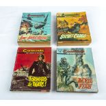 36 vintage Commando comics, 14p to 18p