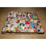 A vintage patchwork quilt 160 inch square