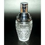 Webb’s crystal glass Art Deco cocktail shaker