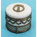 Antique French porcelain trinket box