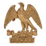 Hawke Battalion Royal Naval Division WW1 RND cap badge circa 1916-18 by Gaunt. Good rare die-stamped