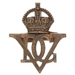 5th Royal Inniskilling Dragoon Guards WW2 period OSD cap badge. Fine die-cast bronze crowned VDC