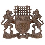 Westminster Dragoons Imperial Yeomanry Edwardian OSD cap badge circa 1902-08. Fine rare die-cast