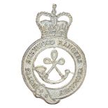 Nottinghamshire Sherwood Rangers Yeomanry post 1953 Officer cap badge. Good die-cast silvered