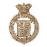 Admin Battalion Nottinghamshire Rifle Volunteers post 1880 Victorian glengarry badge. Good scarce