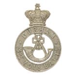 3rd VB Durham Light Infantry Victorian DLI glengarry badge circa 1887-96. Good scarce die-stamped