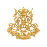 9th Queens Royal Lancers Victorian Officer Torin cap badge circa 1881-95. Superb rare die-cast