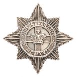 4th/7th Royal Dragoon Guards WW2 1942 HM silver cap badge. Fine Birmingham hallmarked (S) die-cast
