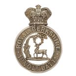 1st (Reading) VB Royal Berkshire Regiment Victorian glengarry badge circa 1885-96. Good scarce die-