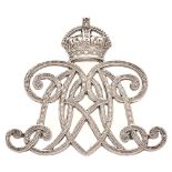 9th Queen's Royal Lancers 1905 HM silver Edwardian NCO arm badge. Good scarce Birmingham