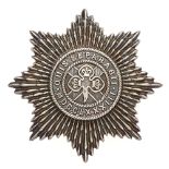 Irish. 4th Royal Irish Dragoon Guards 1898 HM silver Victorian NCO arm badge. Fine scarce die-