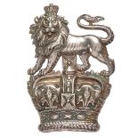 15th King's Hussars 1898 HM silver Victorian NCO arm badge. Good rare Birmingham hallmarked die-