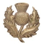 Royal Scottish Reserve Regiment Boer War cap/glengarry badge c1900-01. Good scarce die-stamped white