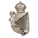 8th Kings Royal Irish Hussars 1902 HM silver Edwardian NCO arm badge. Good scarce Birmingham
