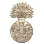 Scottish. Royal Scots Fusiliers VB Victorian glengarry badge circa 1887-1901. Good scarce white