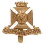 Wiltshire Regiment cap badge circa 1954. Good scarce die-stamped brass coronated cross pattee