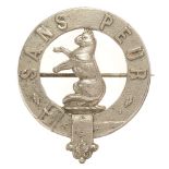 Scottish. 5th Bn. Seaforth Highlanders glengarry badge circa 1908-20. Good scarce die-stamped