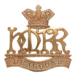 Her Majesty’s Reserve Regiment of Dragoons Boer War cap badge circa 1900-01. Good scarce die-stamped