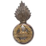 Lancashire Fusiliers VB Victorian Officer glengarry badge circa 1881-96. Good scarce silvered