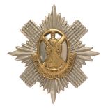 1st (Royal Scots) Regiment of Foot Victorian glengarry badge circa 1874-81. Good die-stamped white