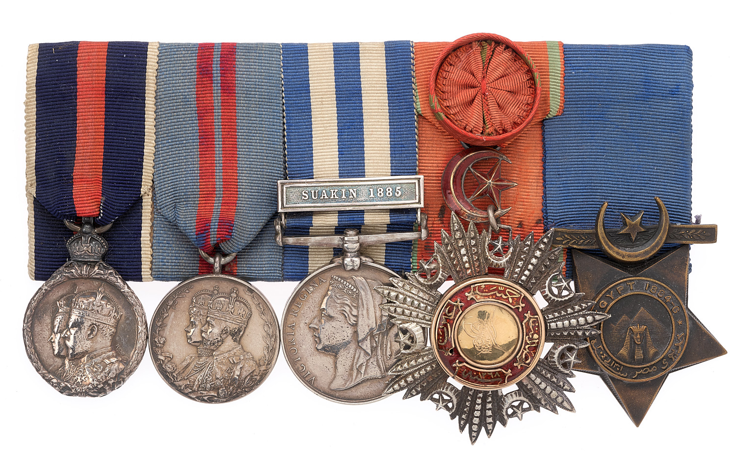 1st Bn Coldstream Guards Campaign Medals of Lieut.-Colonel Sir Charles Arthur Andrew Frederick