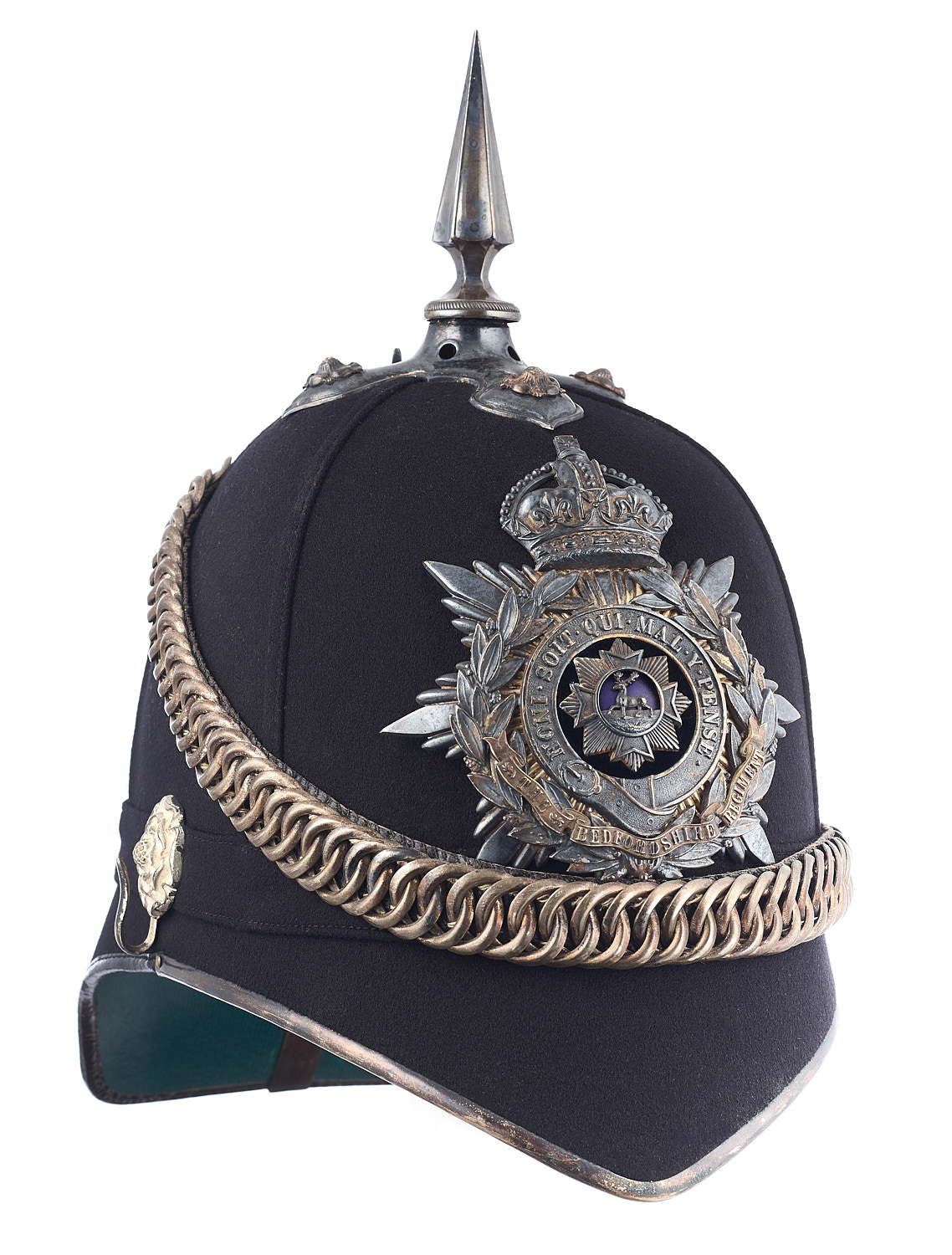 Bedfordshire Regiment Officer Home Service Helmet and Uniforms A collection of uniforms worn by - Image 2 of 6