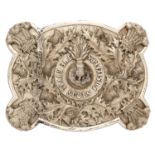 Scottish. Royal Scots Fusiliers Victorian / Edwardian pipers waist belt plate. Good scarce die-