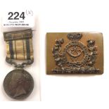 90th (Perthshire Volunteers) 1853 Officer South Africa Medal. Awarded to CAPT W.V.JOHNSON 90TH REGT.