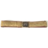 Royal Scots Fusiliers post 1881 Officer sword belt. A good scarce example of two inch gold thistle