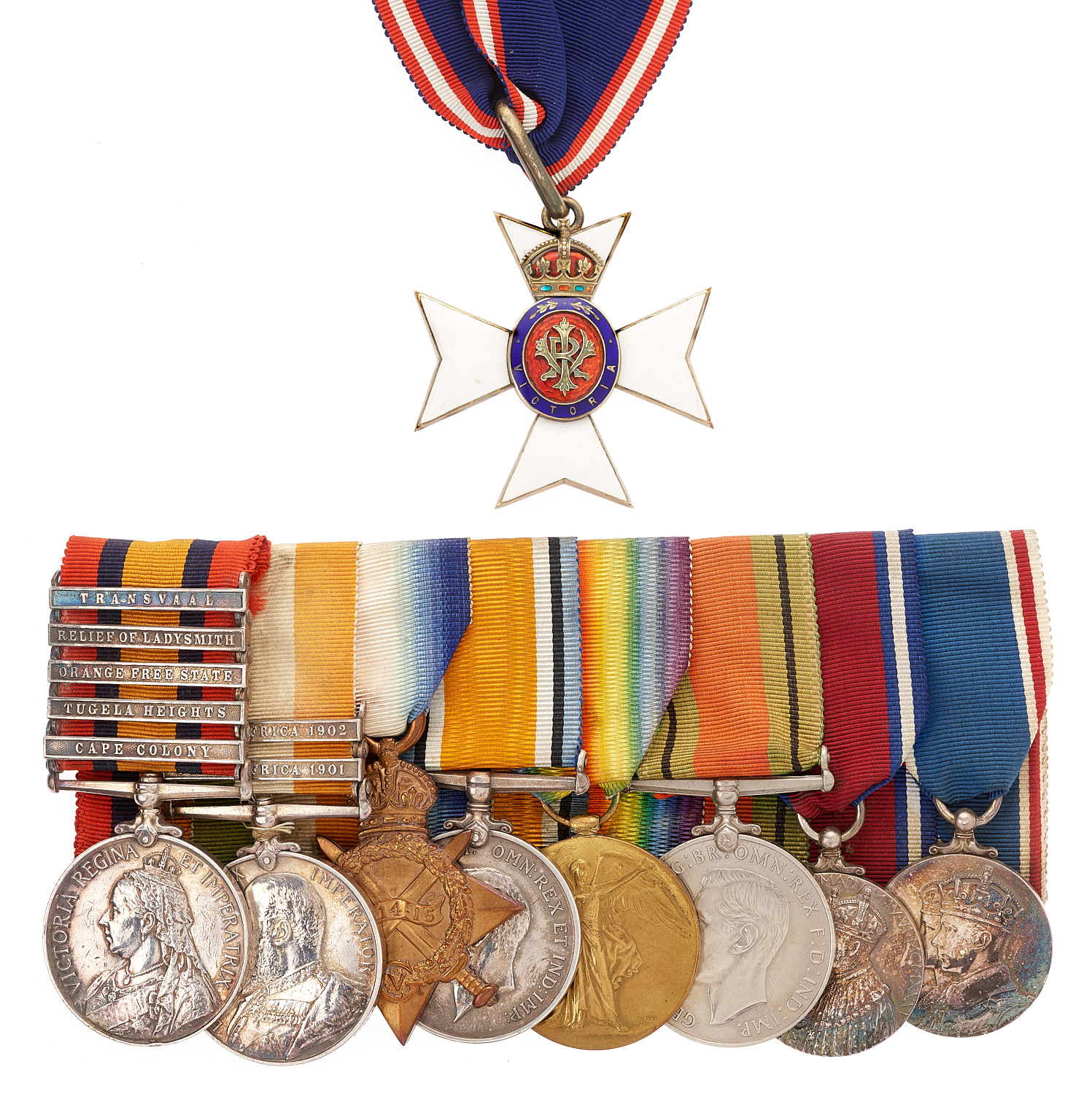 Royal Fusiliers Medal Group of Lieutenant-Colonel Sir Edward Boscawen Frederick CVO, 9th Baronet,