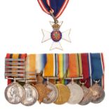 Royal Fusiliers Medal Group of Lieutenant-Colonel Sir Edward Boscawen Frederick CVO, 9th Baronet,