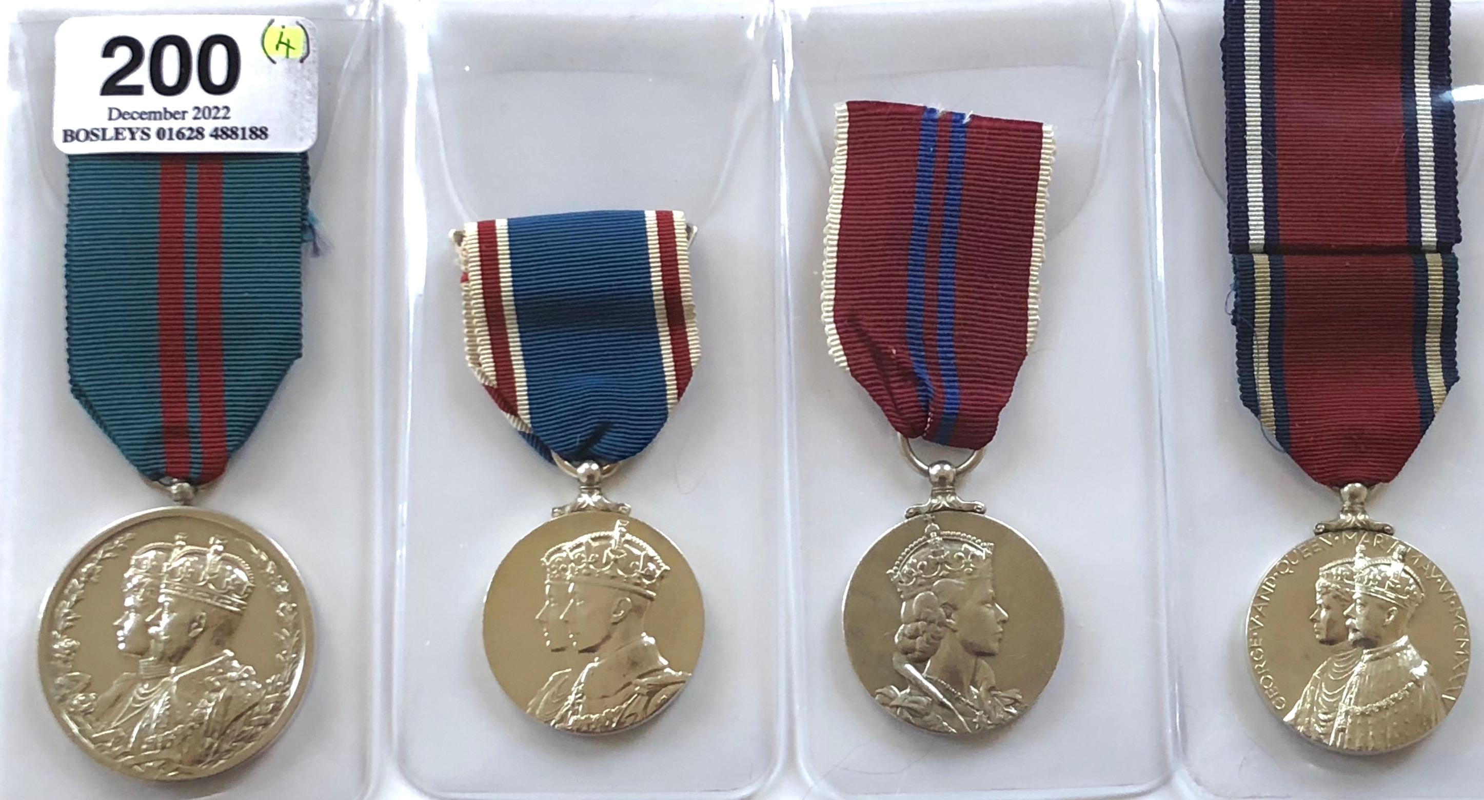 1911 George V Silver Delhi Durbar Medal & Coronation Medals. Unnamed as issued. Accompanied by