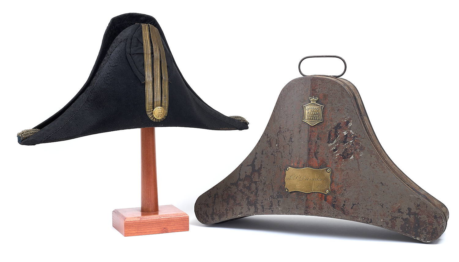 Royal Navy Victorian Mid 19th Century Officer Cocked Hat. A very rare example attributed to