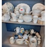 An Aynsley Wild Tudor part tea and dinner service, teapots, part tea sets and mixed ceramics