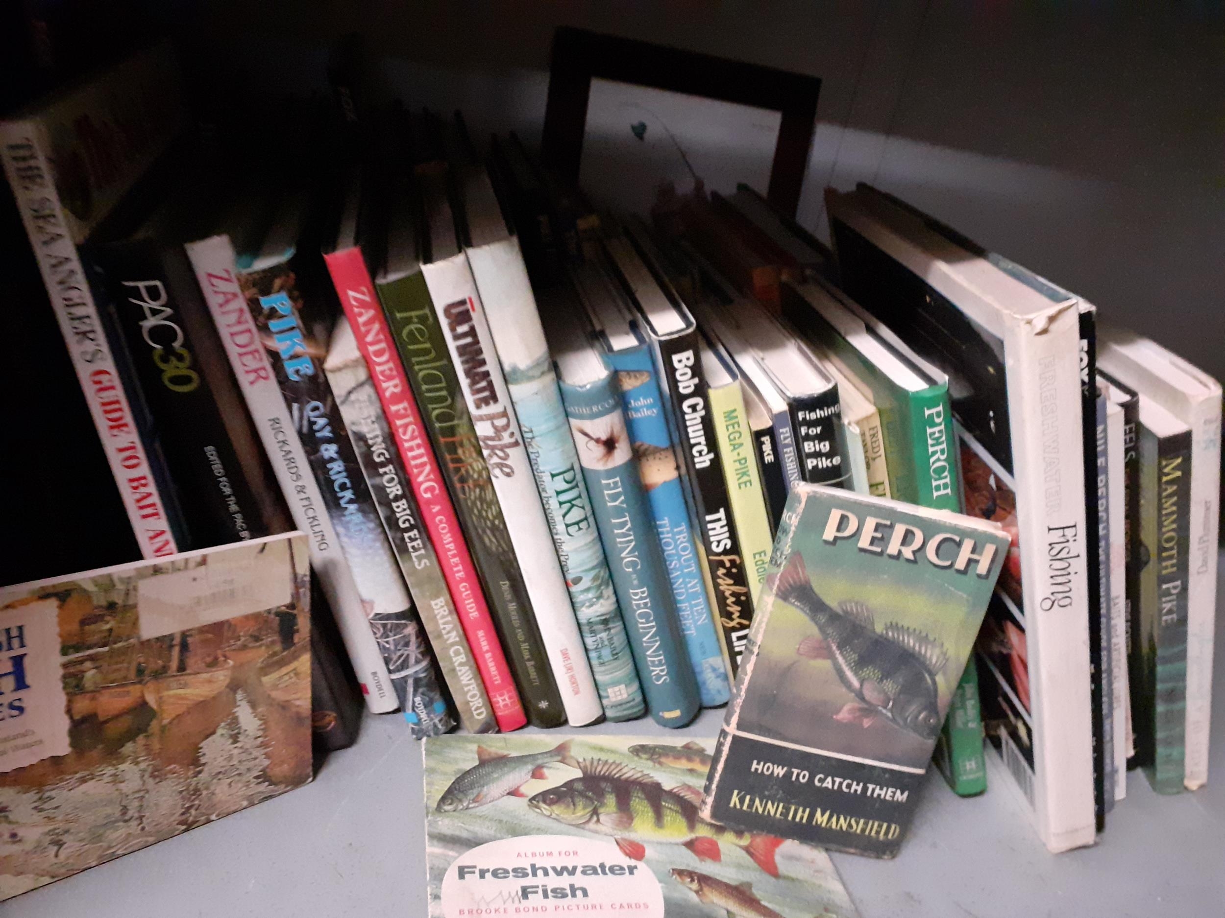 Books - a quantity of fishing related books on river fishing catfish, eels and pike, a small - Image 2 of 3