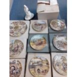 Collectors plates to include Wedgwood John Chapman's Country Connections series together with a 1944