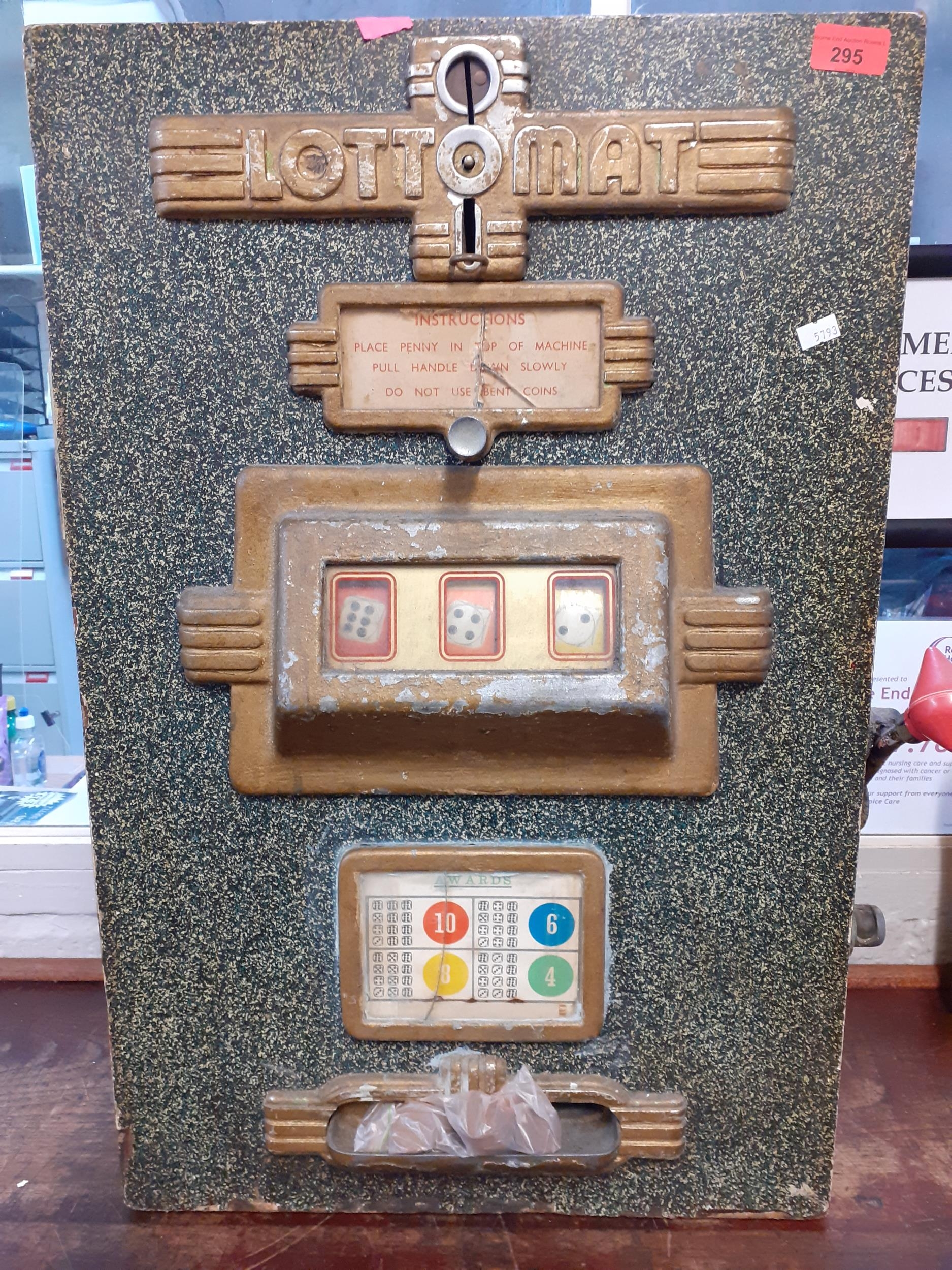 A Lottmate penny slot machine A/F Location: Foyer