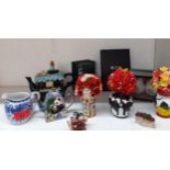 A mixed lot of household china and mixed collectables to include commemorative mugs, domestic